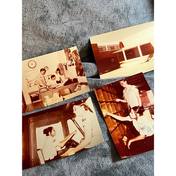 Vintage 1974 Spain US Air Force Women Photo Lot 4x6 Candid Office Military 1970s